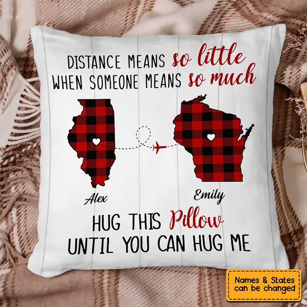 Hug This Gift for Someone Special personalized pillow, alternate view 5