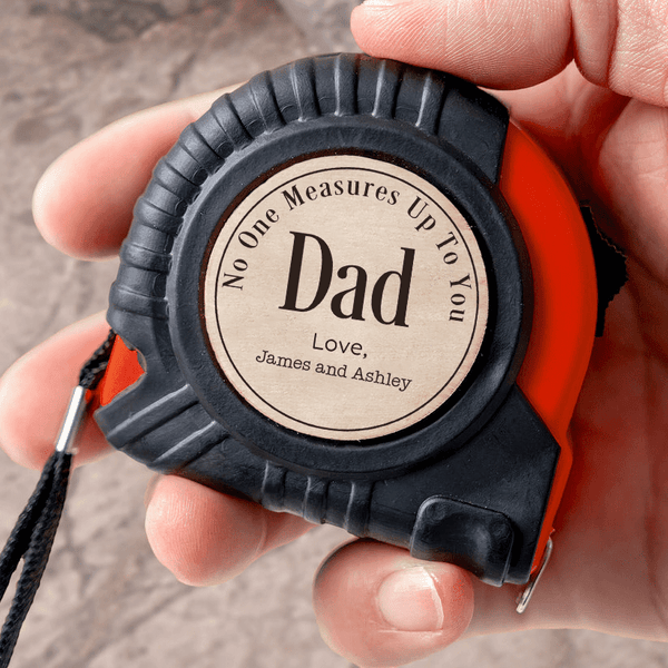 No One Measures Up To You - Family Personalized Custom Tape Measure - Father's Day, Birthday Gift For Dad, Grandpa