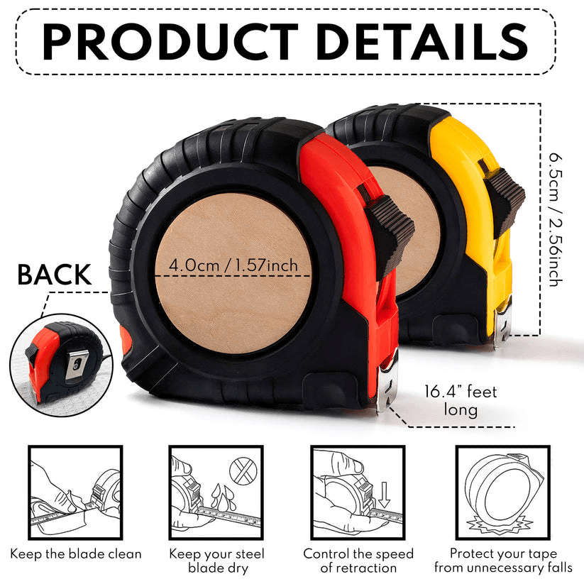 We Love You Beyond Measure - Family Personalized Custom Tape Measure - Father's Day, Birthday Gift For Dad, Grandpa - Suzitee Store