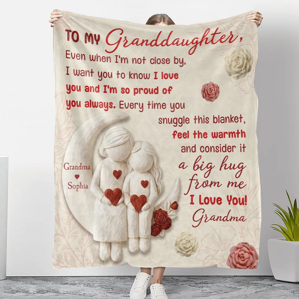 I Want You Know How Much I Love You - Personalized Custom Blanket - Gift for Granddaughter, Grandma, Grandkids