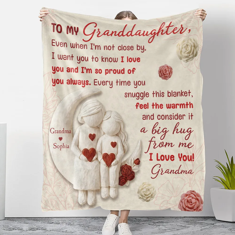 I Want You Know How Much I Love You - Personalized Custom Blanket - Gift for Grandma, Grandkids