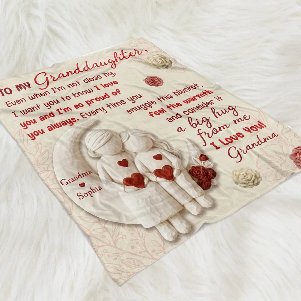 I Want You Know How Much I Love You - Personalized Custom Blanket - Gift for Grandma, Grandkids
