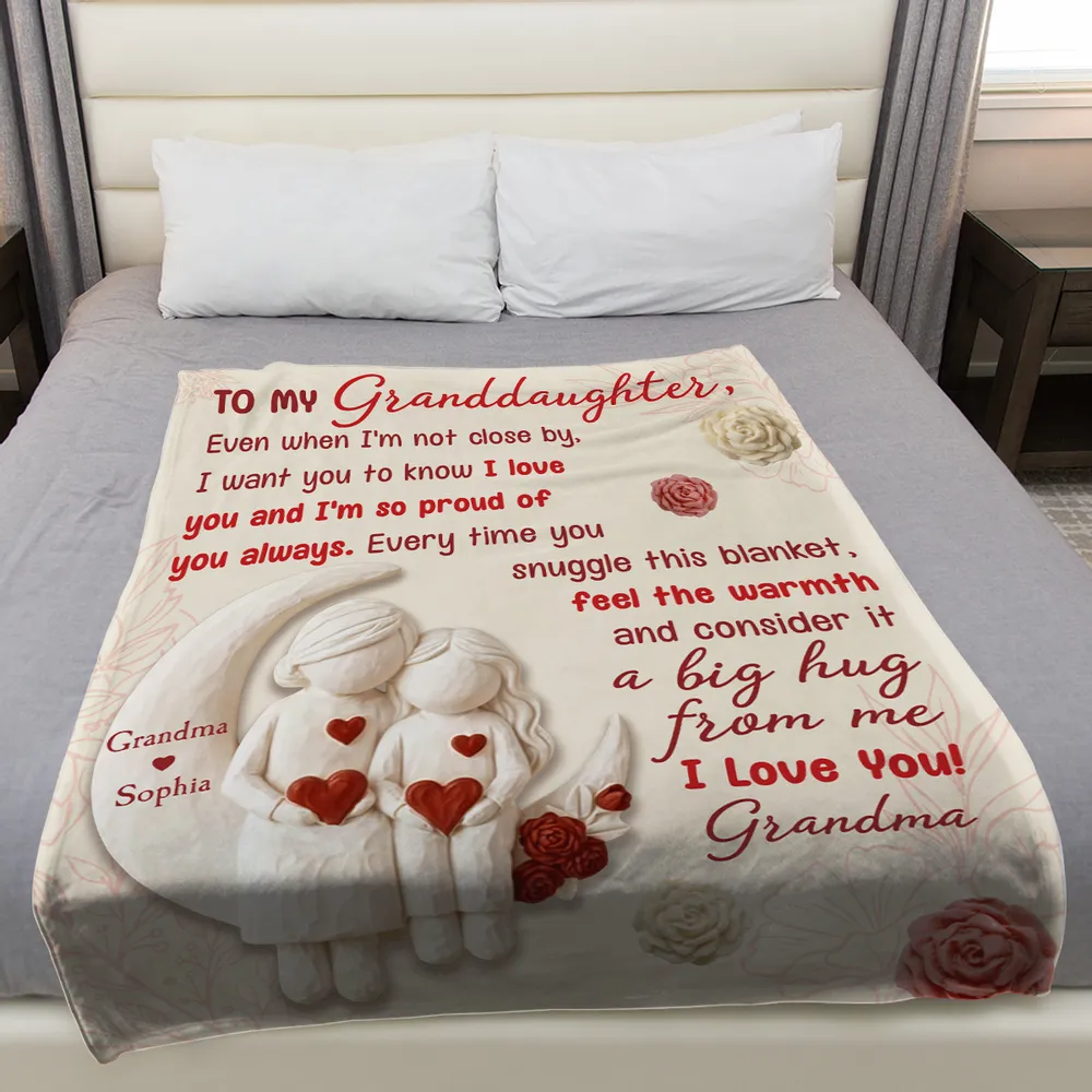 I Want You Know How Much I Love You - Personalized Custom Blanket - Gift for Grandma, Grandkids