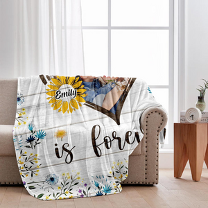 If We Had A Flower - Personalized Custom Blanket - Gift For Mom, Grandma | Birthday, Mother's Day or any occasion