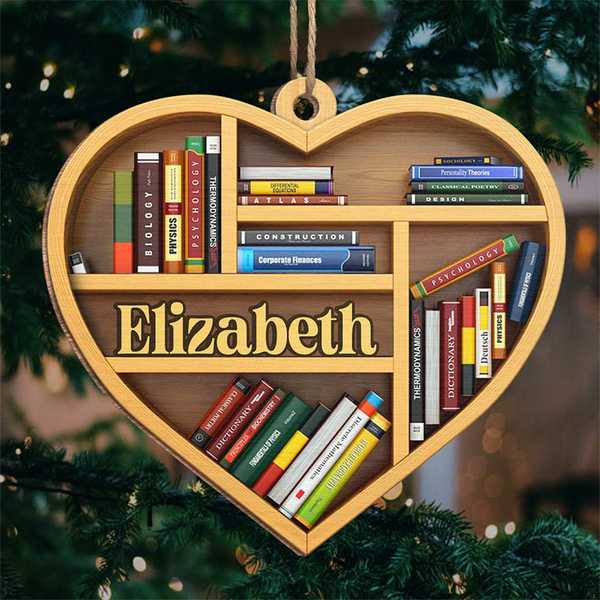 It's A Good Day To Read - Personalized Wood Ornament - Christmas Gift For Book Lovers, Librarian