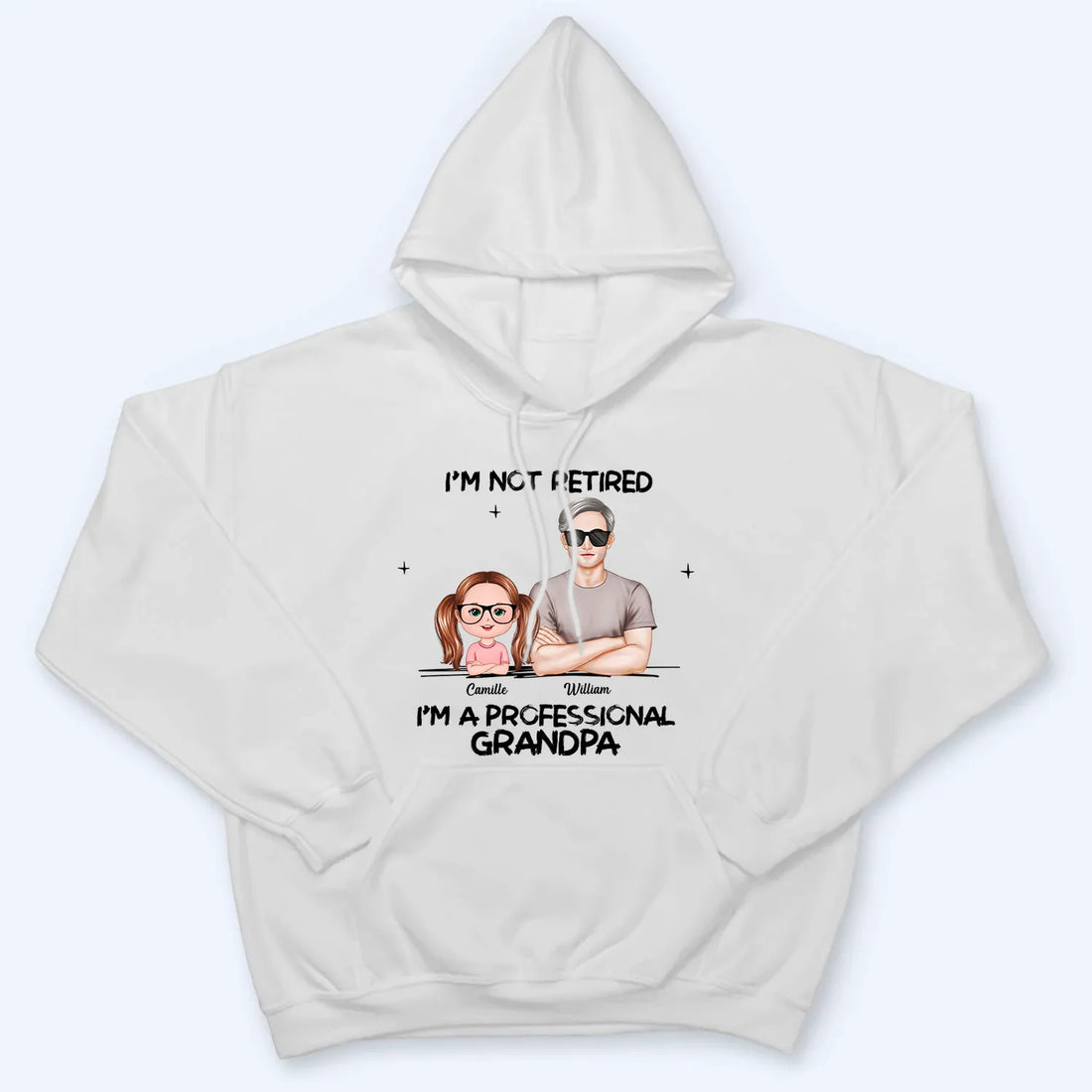 Personalized I'm Not Retired I'm A Professional Grandpa t-shirt, alternate view 5