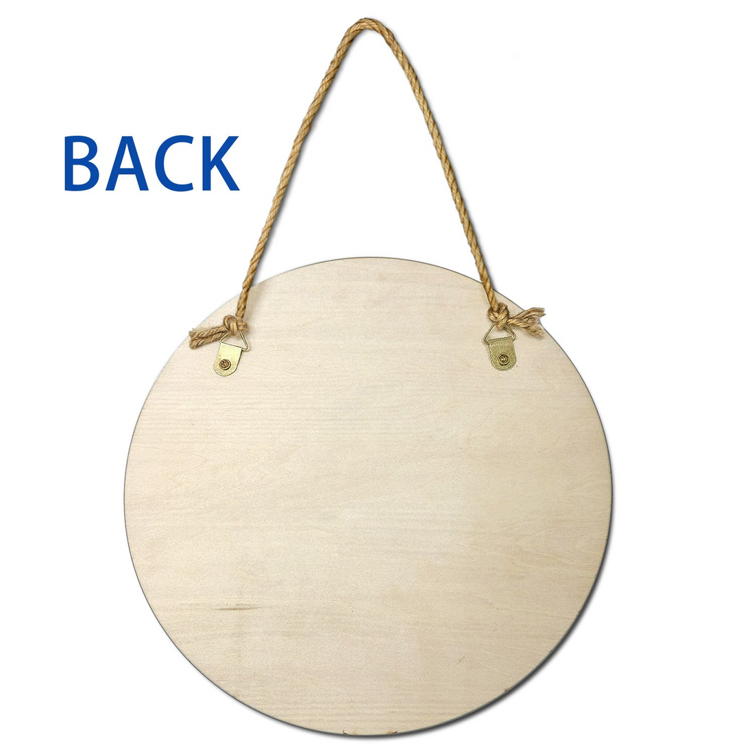 Personalized Please Be Mindful round wood sign, alternate view 5