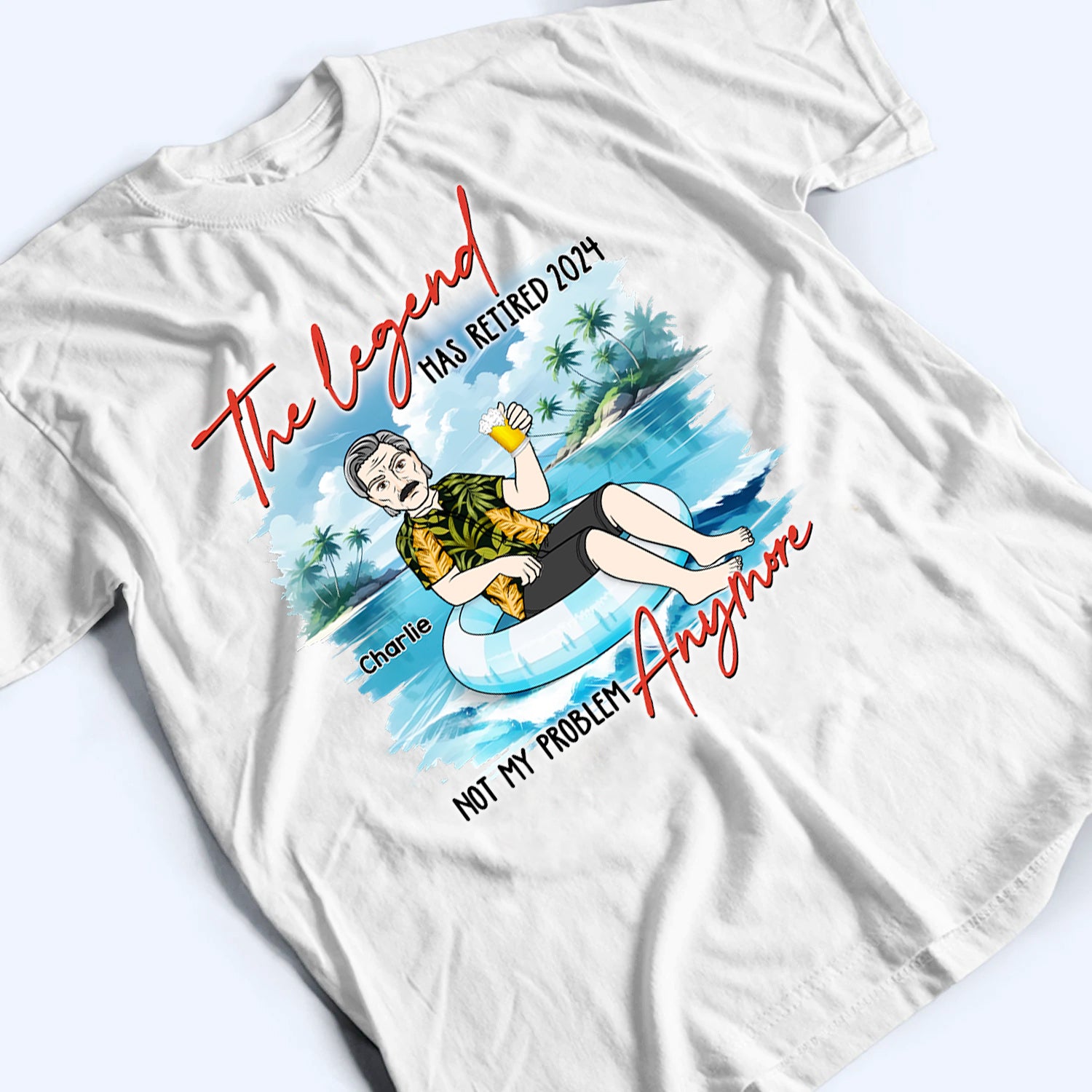 Retirement Gift Summer - Personalized Custom T Shirt -  Retirement Gift For Colleagues, Mom, Dad, Grandparent