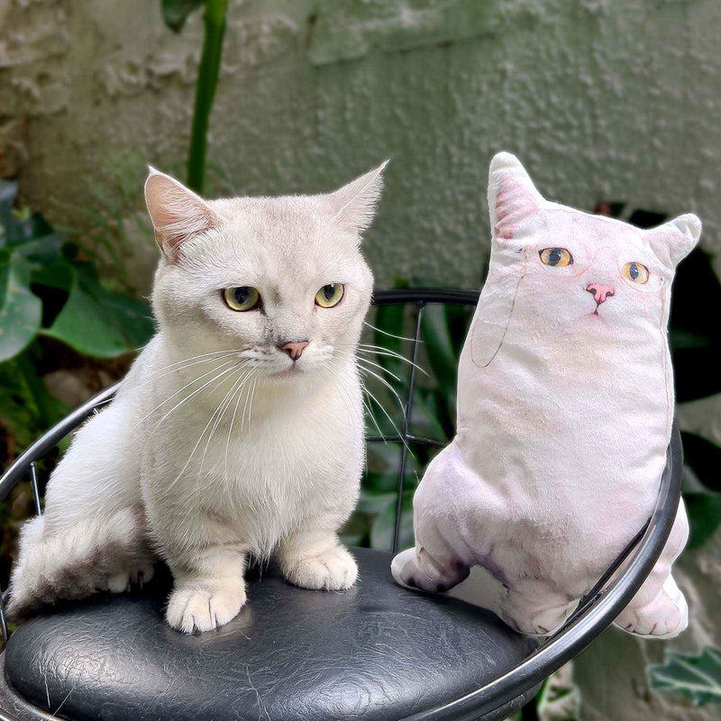 Custom Photo Pillow In The Shape Of Your Beloved Pet - Personalized Custom Shape Pillow - Gift for Dog Lovers, Cat Lovers, Pet Lovers