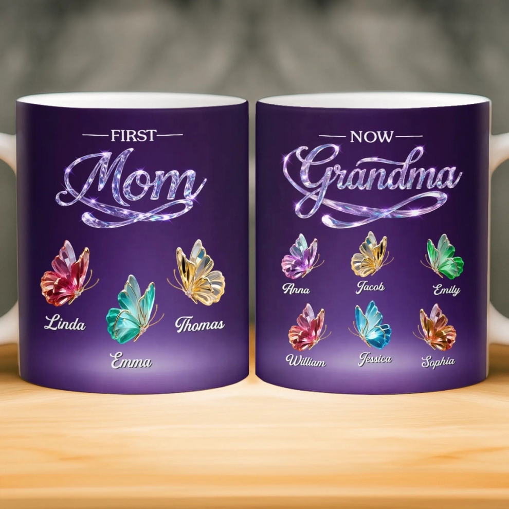 Mom And Grandma Forever - Personalized Custom Mug - Mother's Day Gift For Mom, Grandma