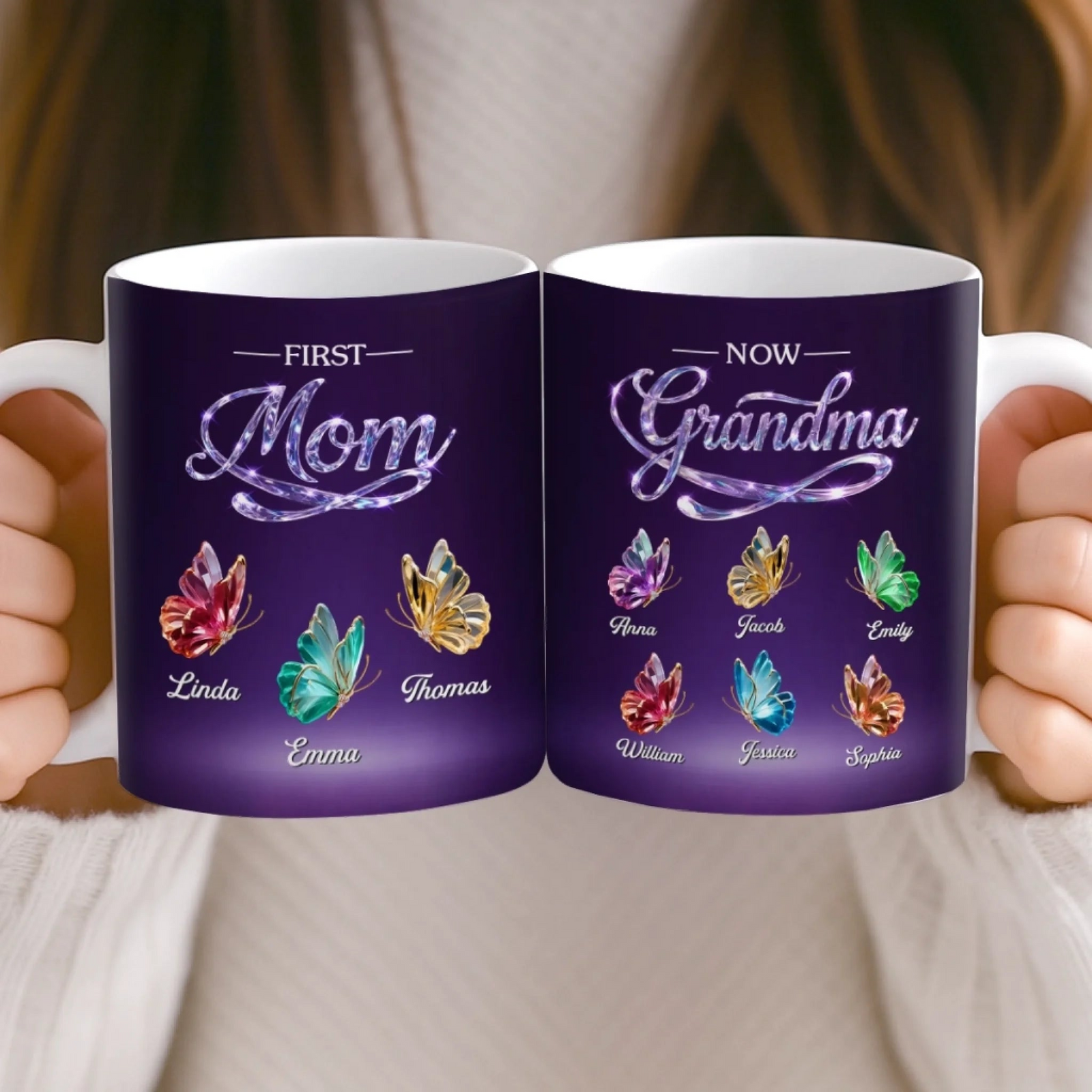 Mom And Grandma Forever - Personalized Custom Mug - Mother's Day Gift For Mom, Grandma