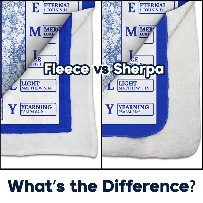 Newborn Baby Baptized Dedicated Christened First Communion - Personalized Custom Blanket - Gift for New Infant, Baby Girl, Boy, Granddaughter, Grandson