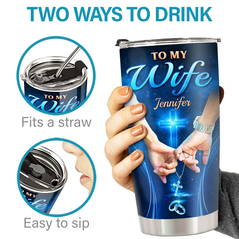 Once Upon A Time Couple personalized tumbler|20oz, alternate view 3