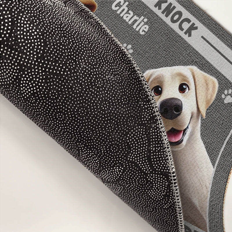 Paws Before People In This Happy Home Dog/Cat - Personalized Doormat - Personalized Gift for Dog/Cat Lovers, Dog/Cat Mom, Dog/Cat Dad, Pet Lovers