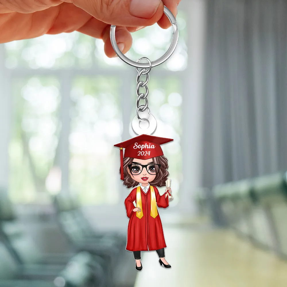 Class Of Senior Graduation Gift personalized acrylic keychain, alternate view 3