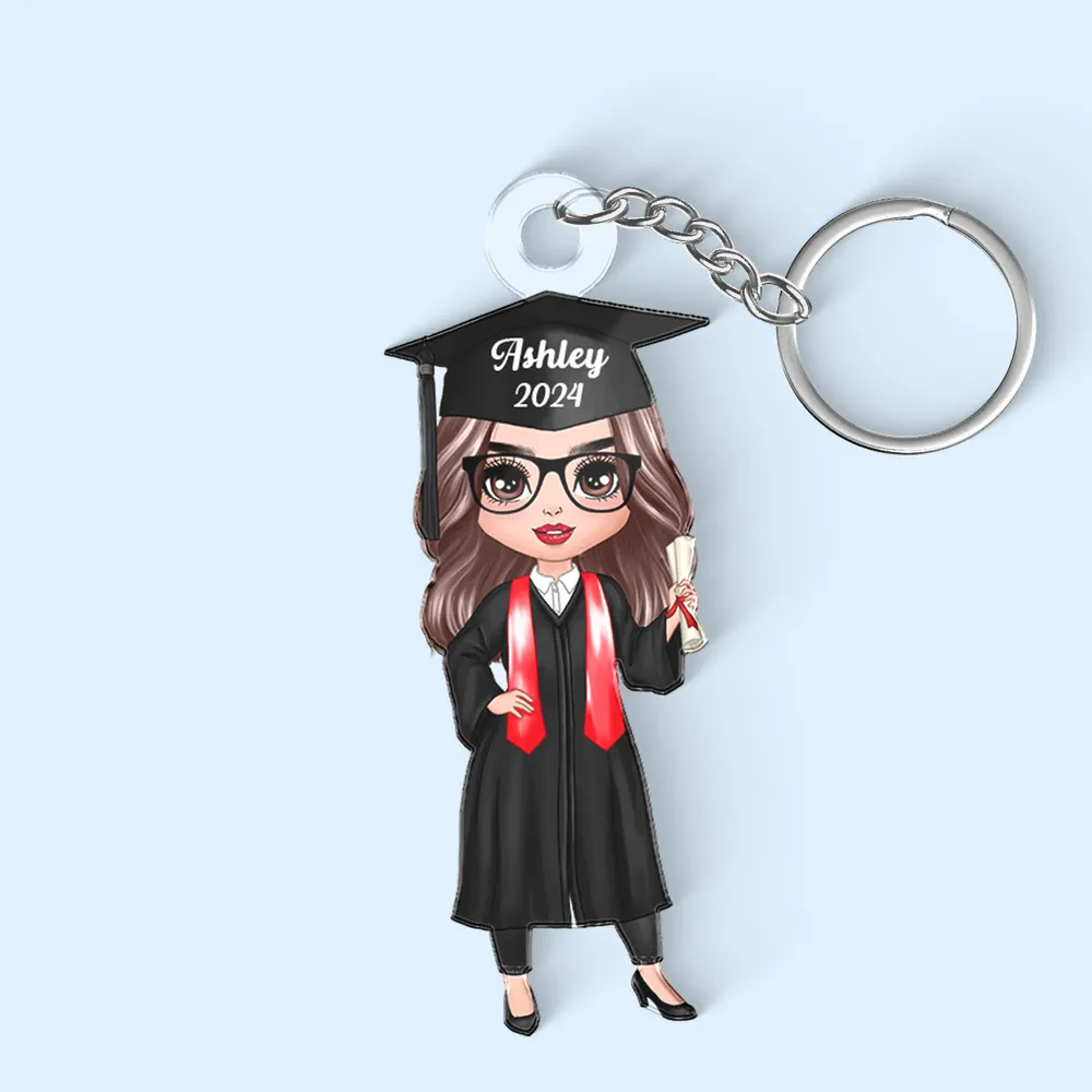 Class Of Senior Graduation Gift personalized acrylic keychain, alternate view 2