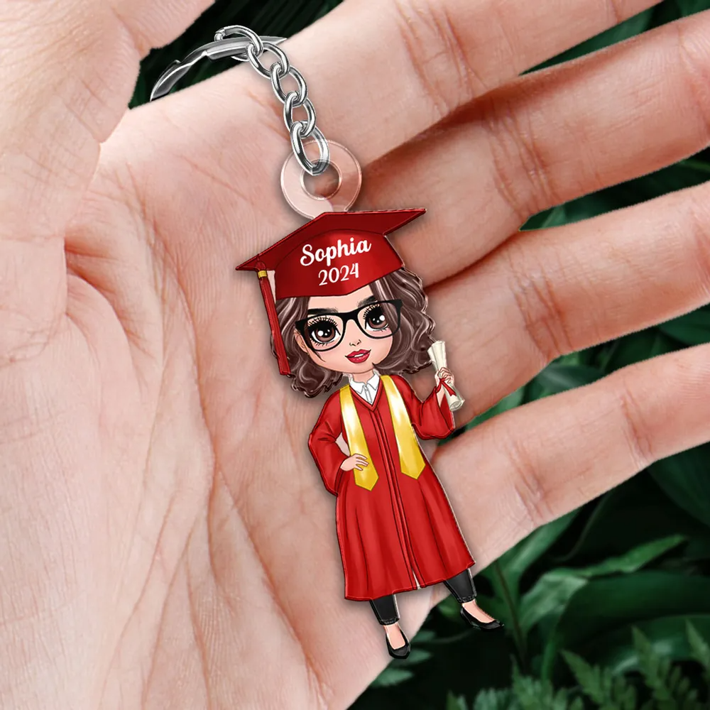 Class Of Senior Graduation Gift personalized acrylic keychain, alternate view 4