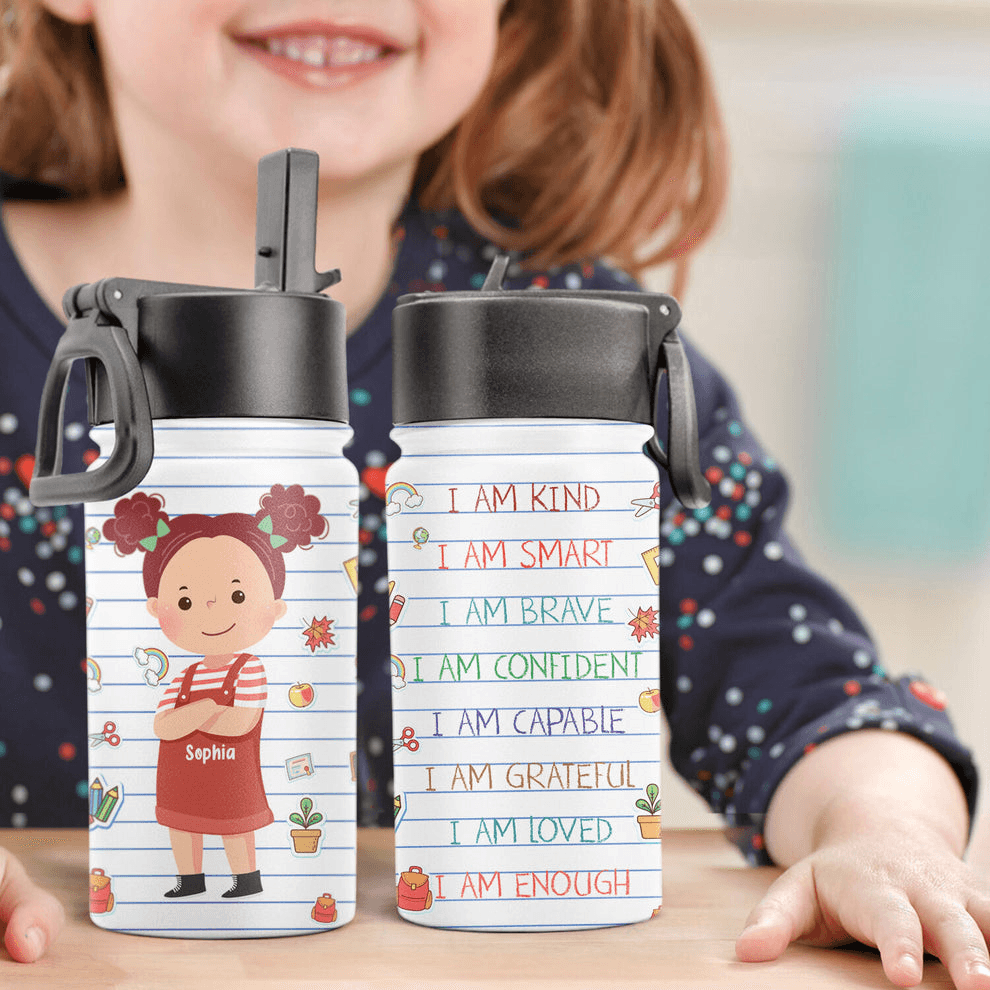 Personalized Kids Water Tracker Bottle, alternate view 2