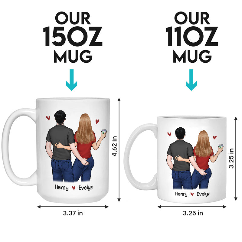 I Promise To Always Be By Your Side - Personalized Custom Mug - Anniversary, Vacation, Funny Gift For Couples, Family