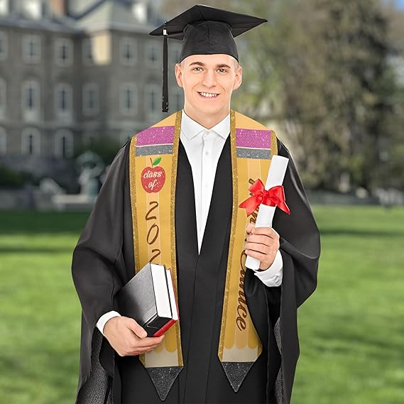 Pencil Stole Graduation - Personalized Stoles Sash - Teacher Graduation Stole, Sash For Teacher