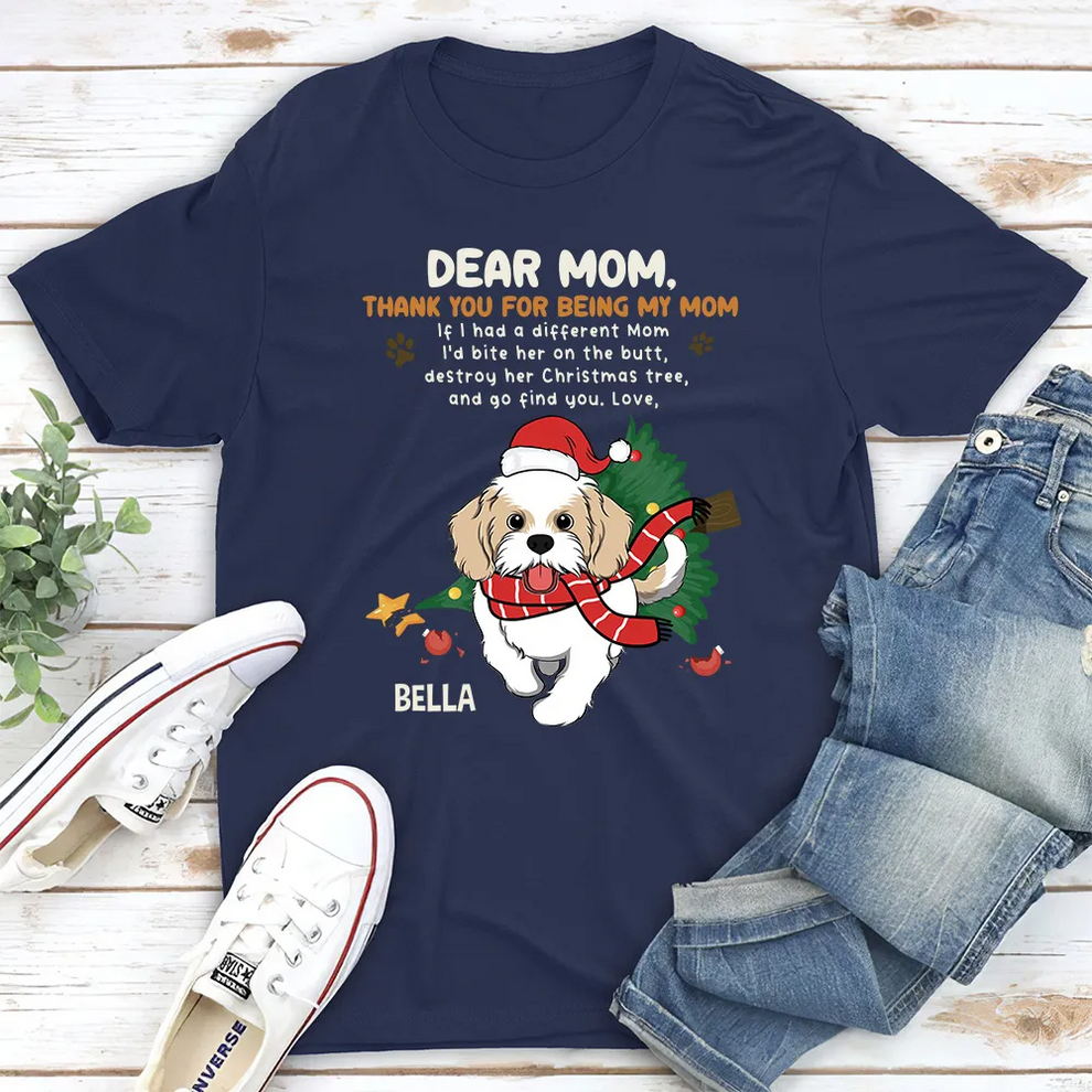 Personalized Thank You For Being My Dad Mom t-shirt, main view