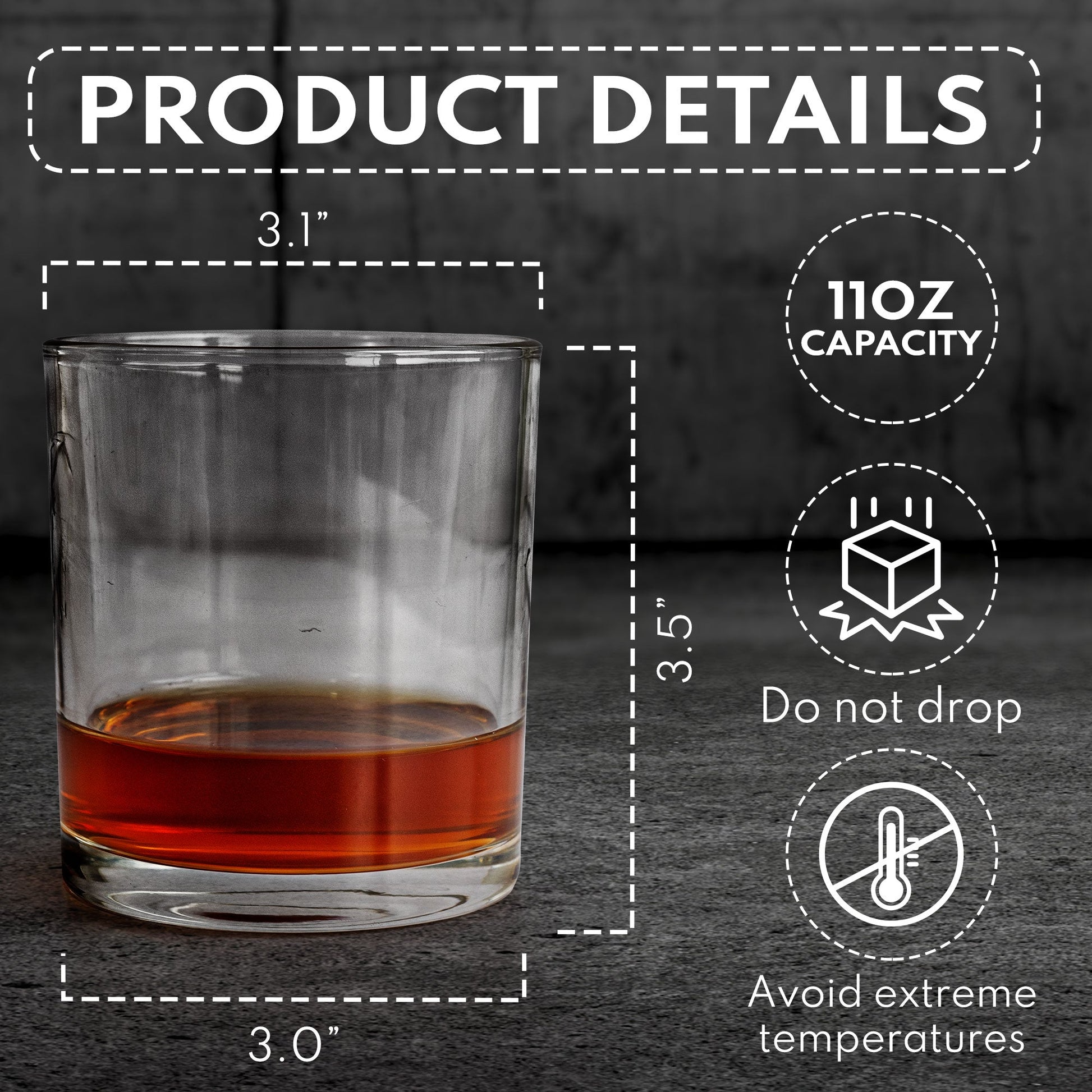 Custom Photo To Dad From The Reasons You Drink - Personalized Whiskey Glass - Father's Day Gift for Dad, Daddy, Grandpa