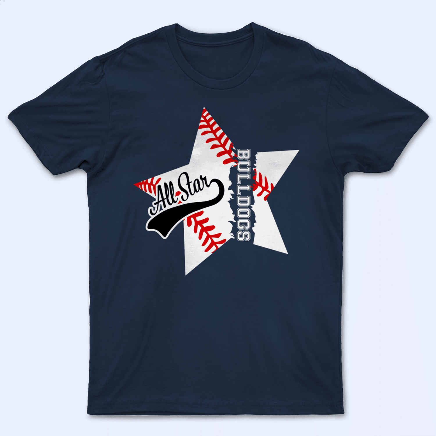 All Stars Sports Retro Distressed Design - Personalized Custom T Shirt - Birthday, Loving, Funny Gift for Grandfather/Dad/Father, Husband, Grandparent - Suzitee Store