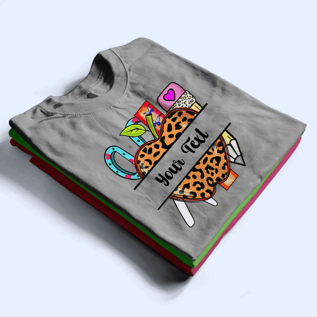 Personalized Apple Name Frame t-shirt, alternate view 2