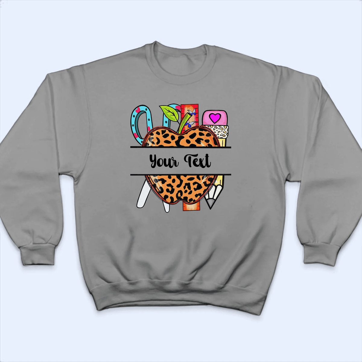 Apple Name Frame - Personalized Custom T Shirt - Birthday, Loving, Funny Gift for Teacher, Kindergarten, Preschool, Pre K, Paraprofessional - Suzitee Store