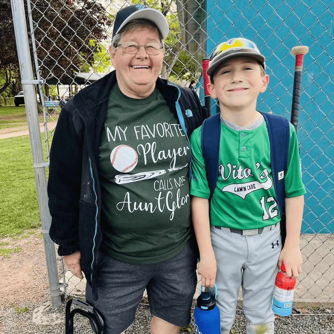 My Favorite Player Calls Me Grandma - Personalized Custom T Shirt - Birthday, Loving, Funny Gift for Grandma/Nana/Mimi, Mom, Wife, Grandparent 5