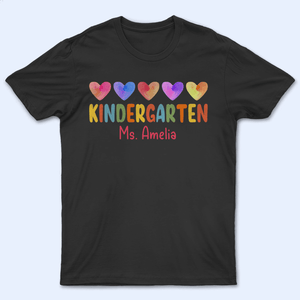 Back To School - Personalized Custom T Shirt - Birthday, Loving, Funny Gift for Teacher, Kindergarten, Preschool, Pre K, Paraprofessional - Suzitee Store