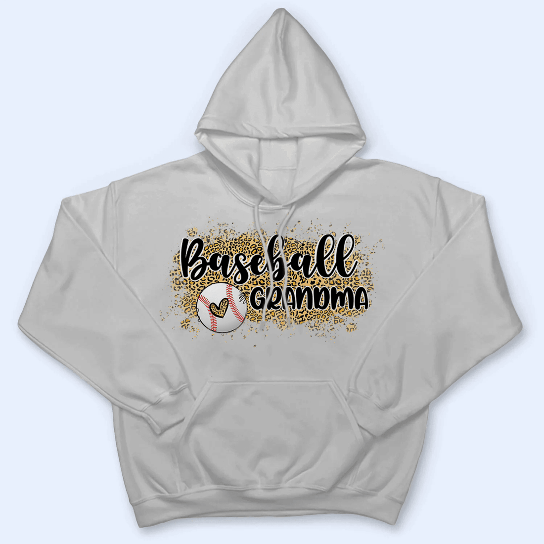 Baseball Grandma Leopard - Personalized Custom T Shirt - Gift for Grandma/Nana/Mimi, Mom, Wife, Grandparent - Suzitee Store