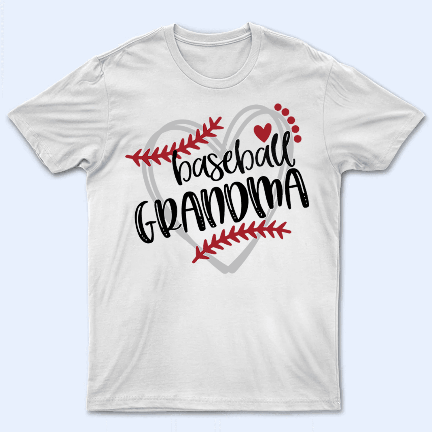 Baseball/Softball/TBall Grandma - Personalized Custom T Shirt - Gift for Grandma/Nana/Mimi, Mom, Wife, Grandparent - Suzitee Store