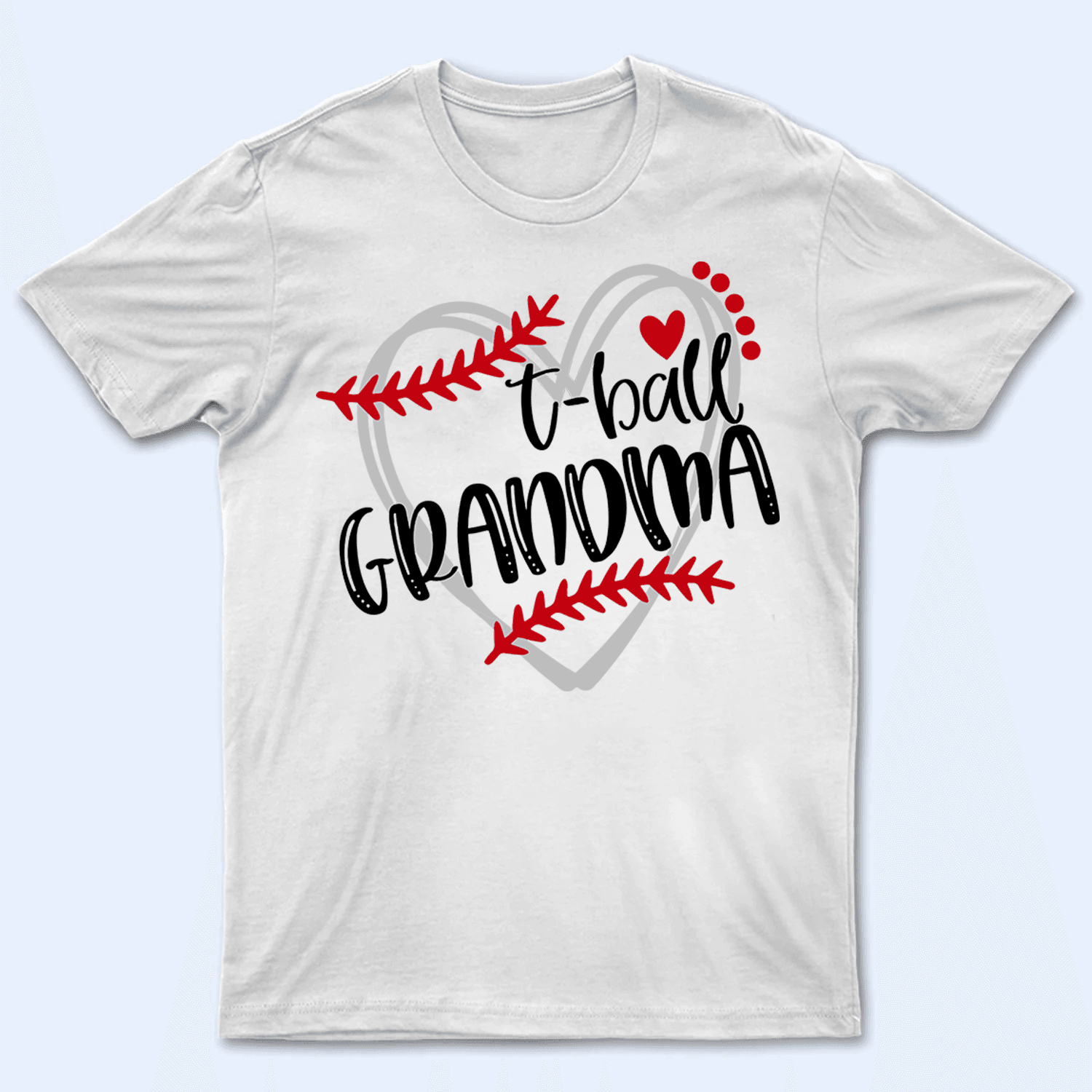 Baseball/Softball/TBall Grandma - Personalized Custom T Shirt - Gift for Grandma/Nana/Mimi, Mom, Wife, Grandparent - Suzitee Store