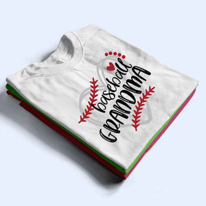 Baseball/Softball/TBall Grandma - Personalized Custom T Shirt - Gift for Grandma/Nana/Mimi, Mom, Wife, Grandparent - Suzitee Store