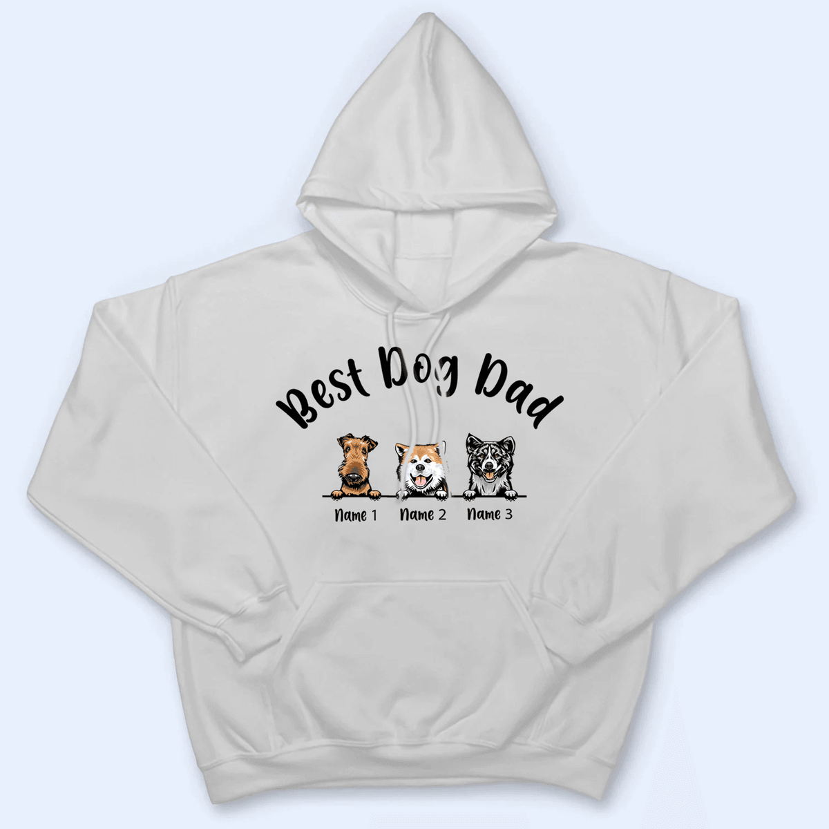 Best Dog Dad - Personalized Custom T Shirt - Birthday, Loving, Funny Gift For Dog Dad, Dog Owner, Dog Lovers - Suzitee Store
