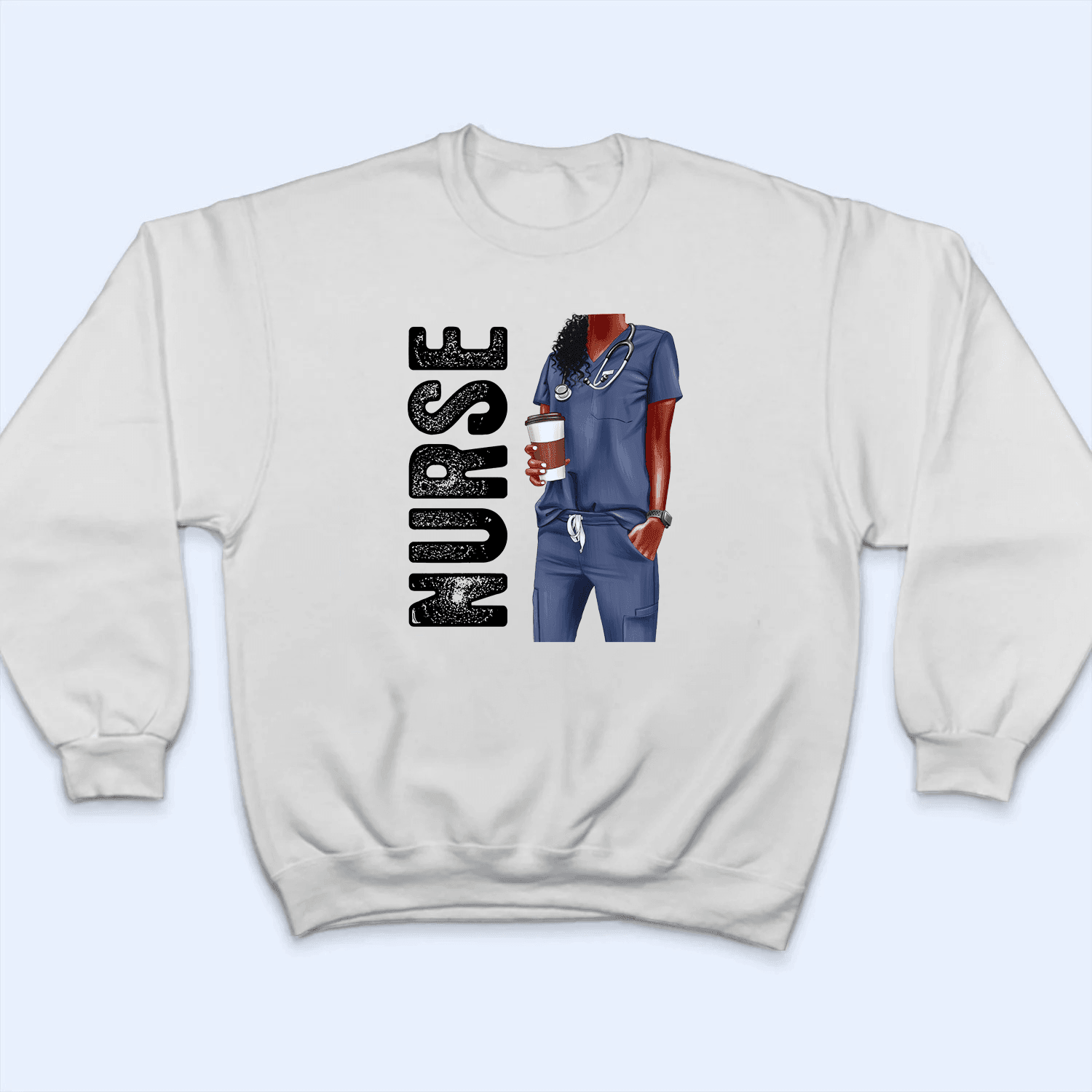 Black Nurse - Personalized Custom T Shirt - Birthday, Loving, Funny Gift for Nurse, CNA, Healthcare, Registered RN - Suzitee Store