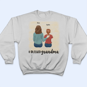 Blessed Grandma - Personalized Custom T Shirt - Birthday, Loving, Funny Gift for Grandma/Nana/Mimi, Mom, Wife, Grandparent - Suzitee Store