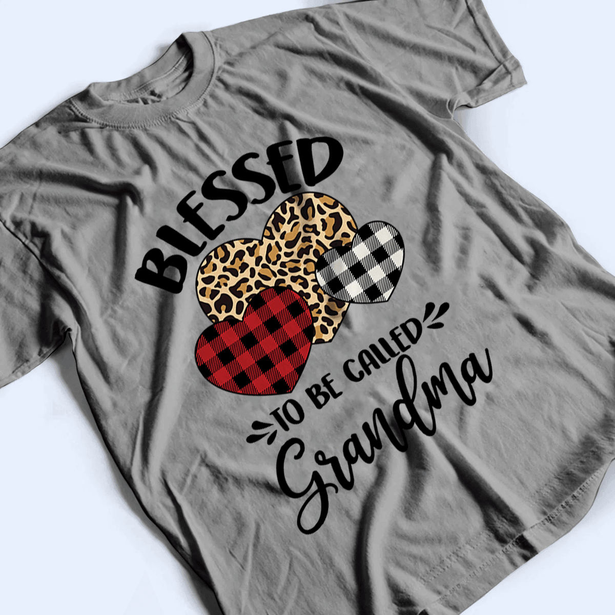Blessed To Be Called Grandma - Personalized Custom T Shirt - Gift for Grandma/Nana/Mimi, Mom, Wife, Grandparent - Suzitee Store