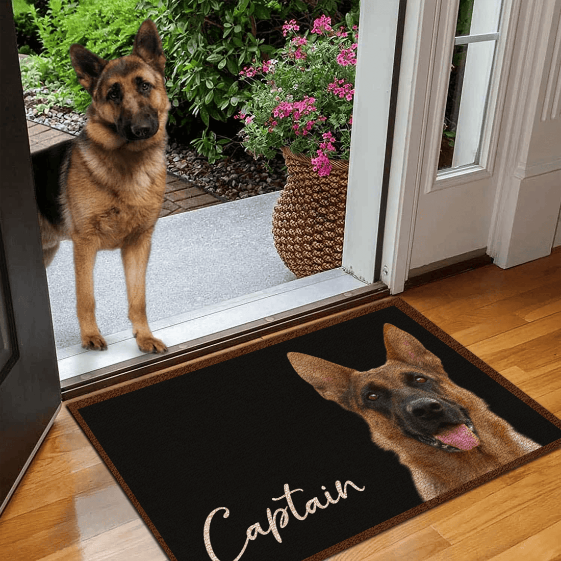 Custom Upload Pet doormat, alternate view 2