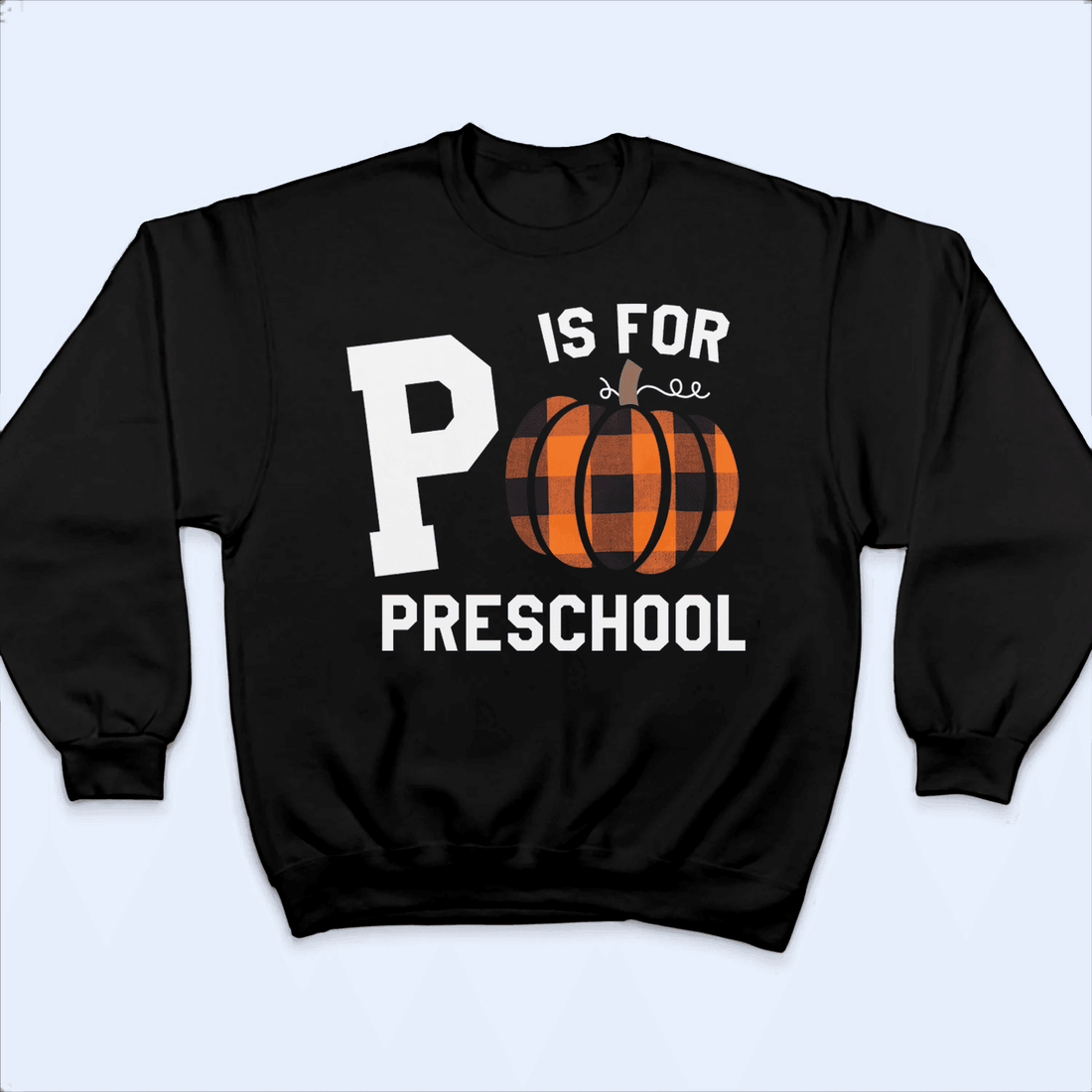 Personalized Capital Letter For Teacher Pumpkin t-shirt, alternate view 4