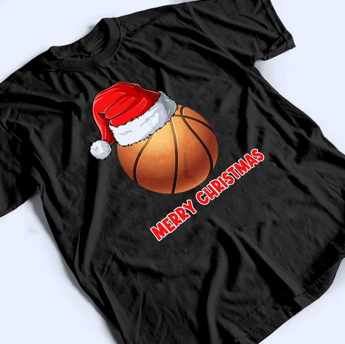 Christmas and Sport - Personalized Custom T Shirt - Birthday, Loving, Funny Gift for Grandma/Nana/Mimi, Mom, Wife, Grandparent - Suzitee Store