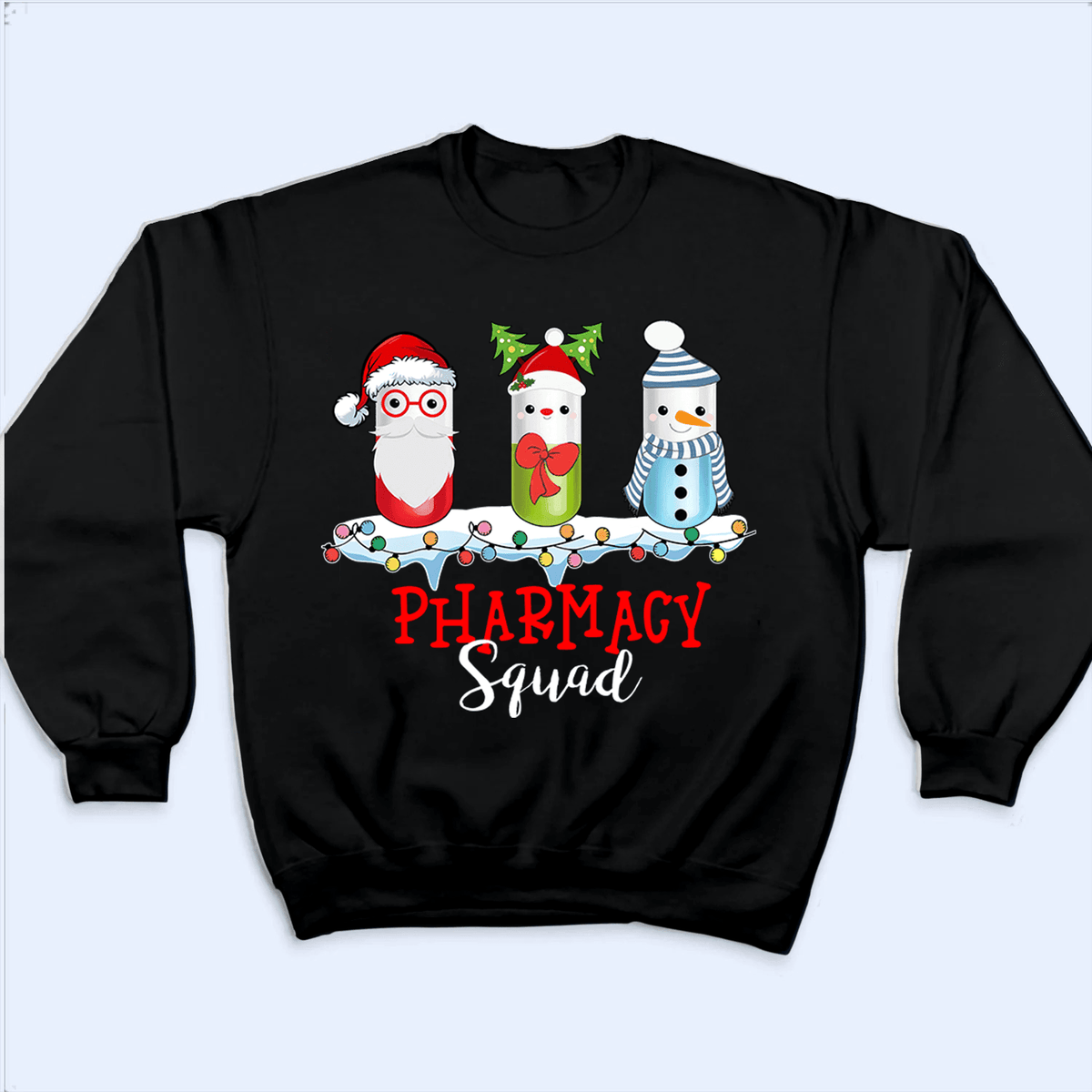 Christmas Pills Squad - Personalized Custom T Shirt - Birthday, Loving, Funny Gift for Nurse, CNA, Healthcare, Registered RN - Suzitee Store