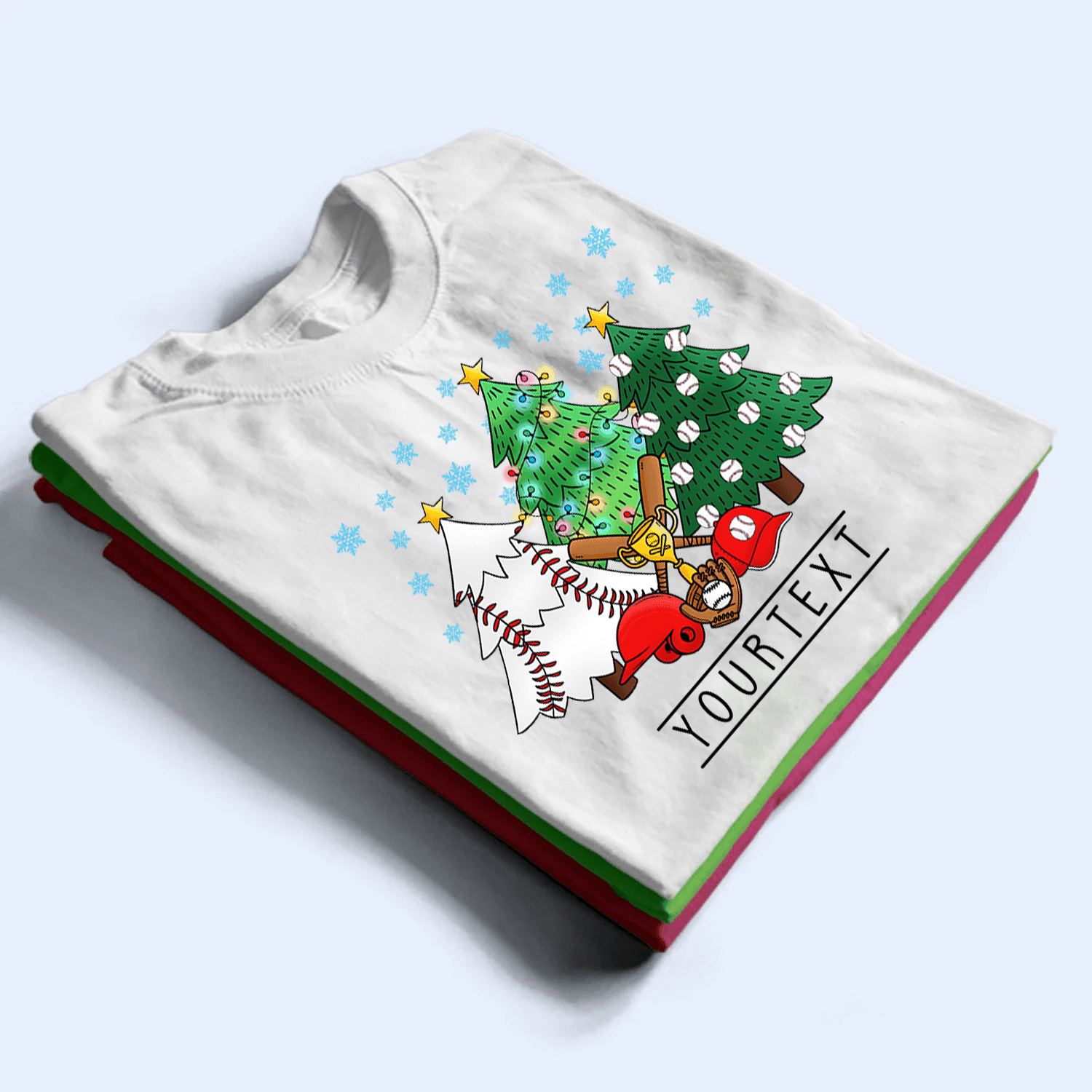 Christmas Trees Sport - Personalized Custom T Shirt - Birthday, Loving, Funny Gift for Grandma/Nana/Mimi, Mom, Wife, Grandparent - Suzitee Store