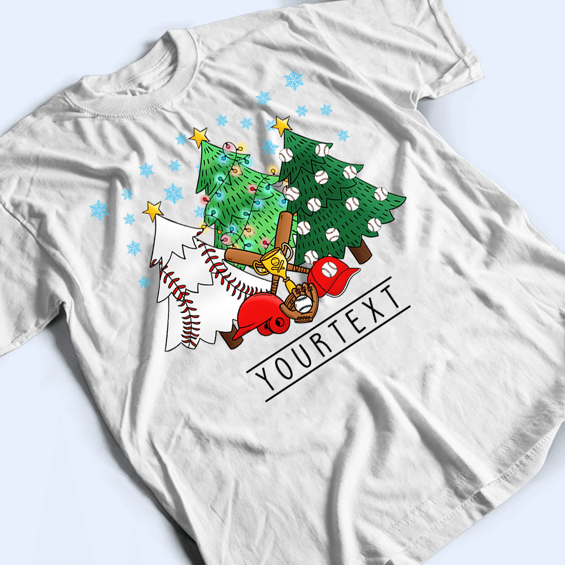 Christmas Trees Sport - Personalized Custom T Shirt - Birthday, Loving, Funny Gift for Grandma/Nana/Mimi, Mom, Wife, Grandparent - Suzitee Store