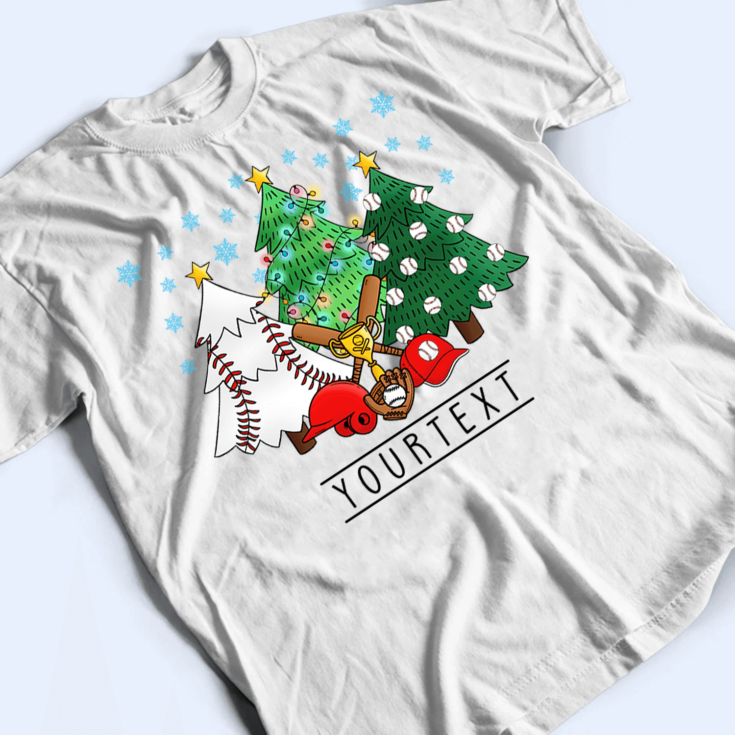 Christmas Trees Sport - Personalized Custom T Shirt - Birthday, Loving, Funny Gift for Grandma/Nana/Mimi, Mom, Wife, Grandparent - Suzitee Store