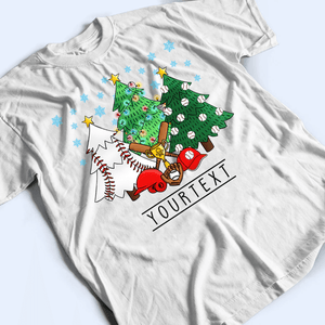 Christmas Trees Sport - Personalized Custom T Shirt - Birthday, Loving, Funny Gift for Grandma/Nana/Mimi, Mom, Wife, Grandparent - Suzitee Store