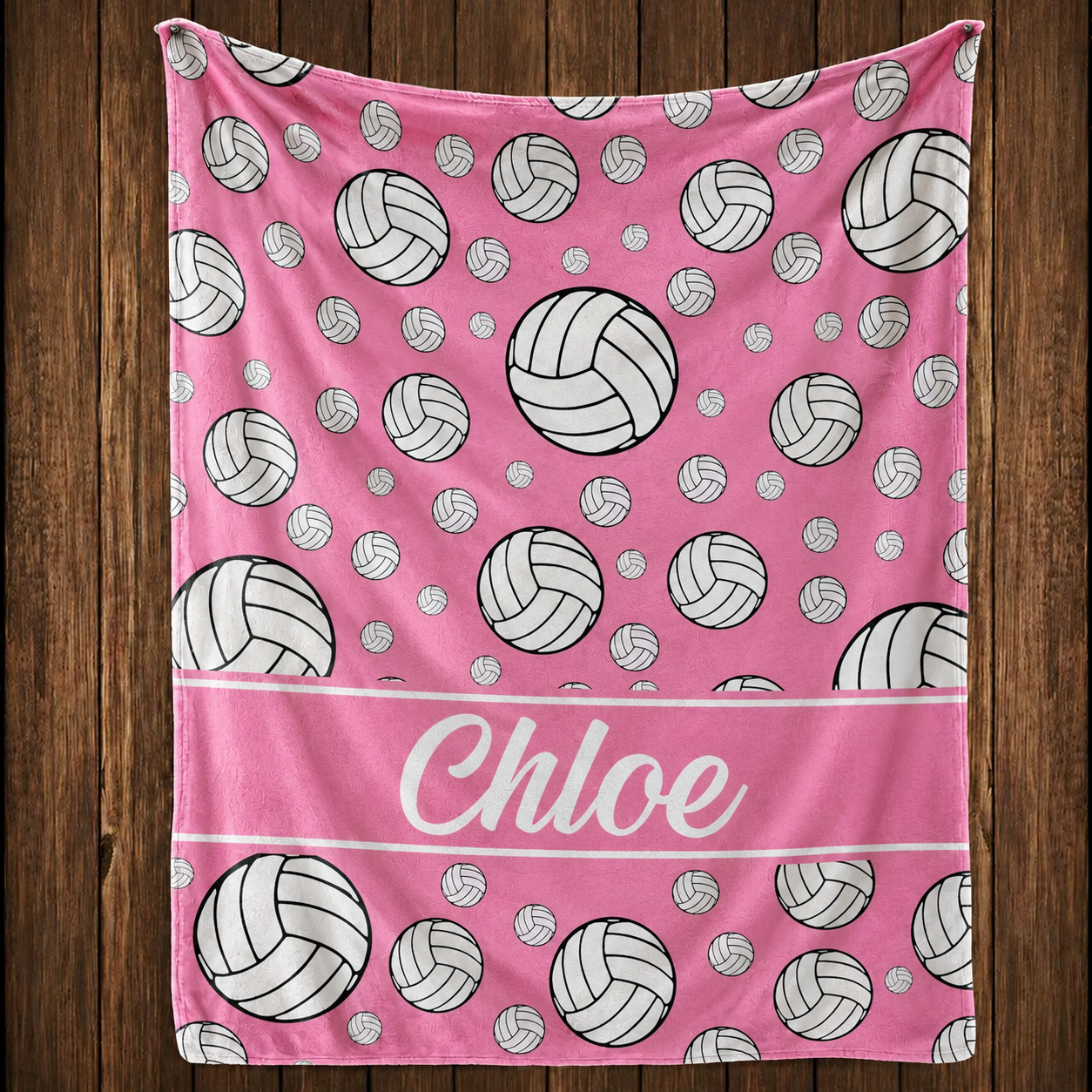 Custom Name Volleyball Team - Personalized Custom Blanket - Gift for Volleyball Player, Volleyball Gift