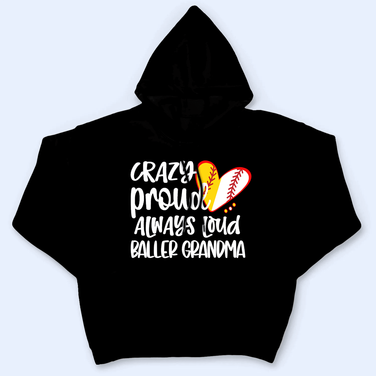 Crazy Proud Always Loud - Personalized Custom T Shirt - Birthday, Loving, Funny Gift for Grandma/Nana/Mimi, Mom, Wife, Grandparent - Suzitee Store