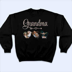 Custom Photograph Grandma and Grandchildren - Personalized Custom T Shirt - Birthday, Loving, Funny Gift for Grandma/Nana/Mimi, Mom, Wife, Grandparent - Suzitee Store